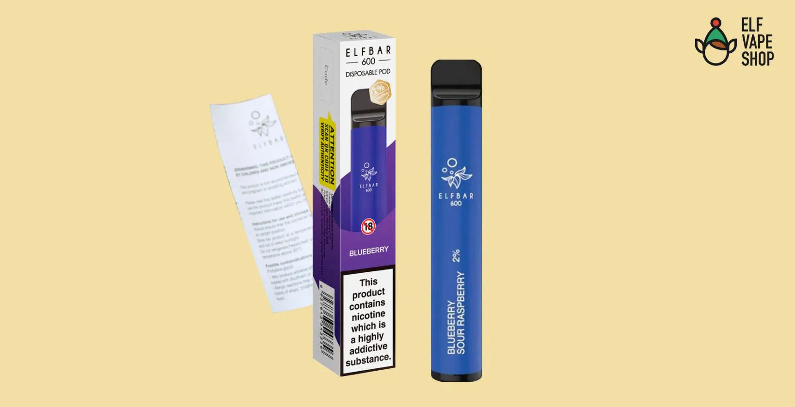 ELFBAR 600 Verpackung