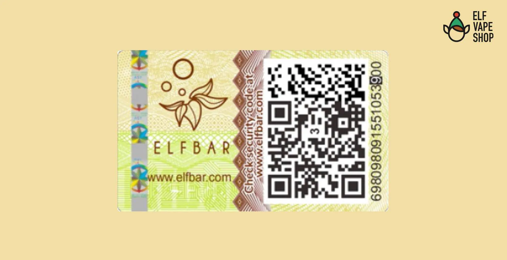 Überprüfen der ELFBAR