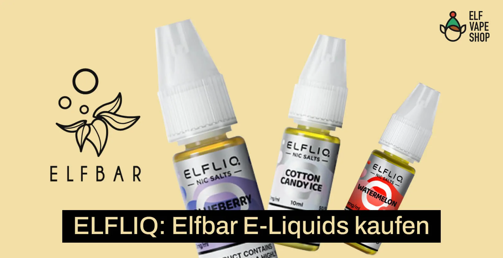 ELFLIQ Nikotinsalz Liquid von ELFBAR
