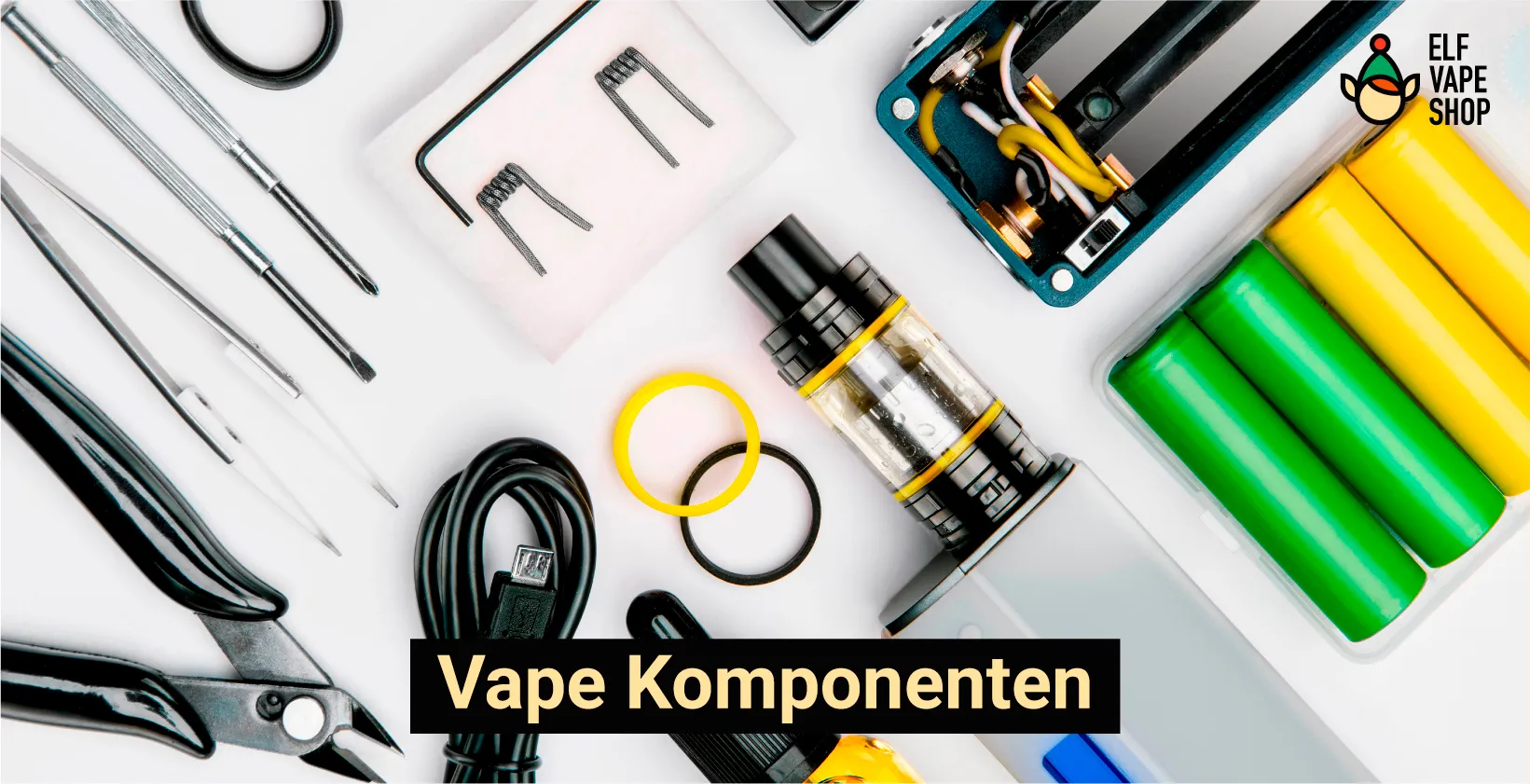 Bestandteile einer E-Zigarette