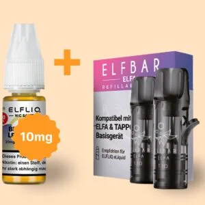 ELFA Refill Pods + ELFLIQ 10mg Set