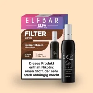ELFBAR PODS Filter Series Cream Tobacco 20mg/ml Nikotin