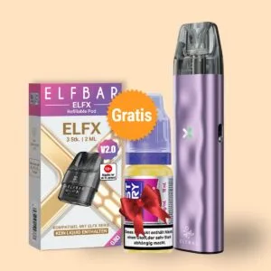 ELFX Mini + Leerpods V2.0 + Gratis Lost Mary Liquid 20mg Set