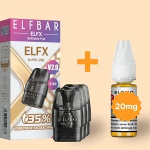ELFX Pod V2 + ELFLIQ 20mg Set