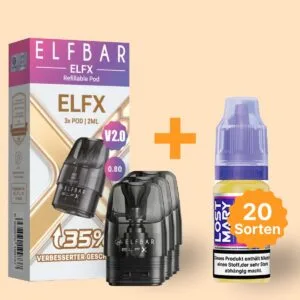 ELFX Pod V2 + Lost Mary Liquid 20mg Set